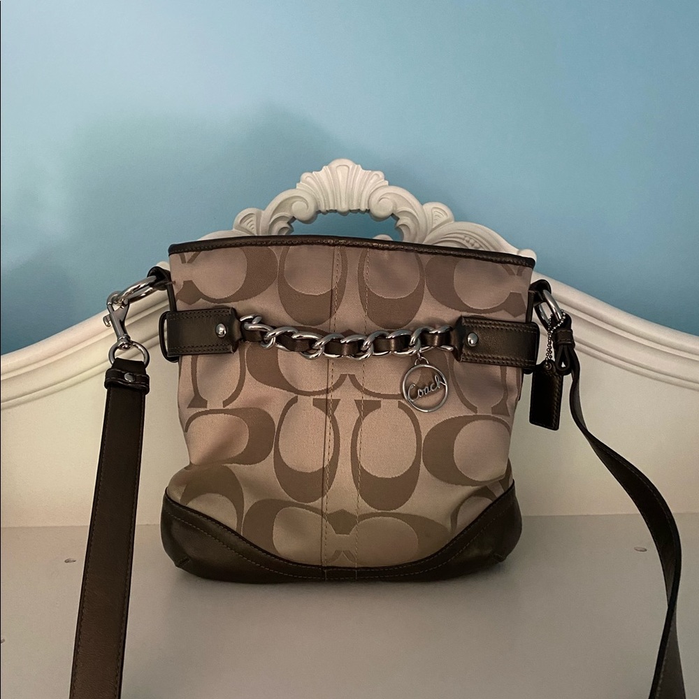 VINTAGE COACH CROSS BODY BAG